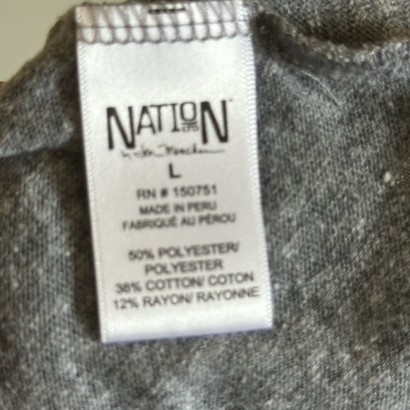 Nation LTD Tank A-Line Causal Gray  Dress Size L - Picture 6 of 6
